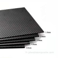 Panneaux de drap de bande de fibre de carbone 3K Twill 3K